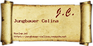 Jungbauer Celina névjegykártya